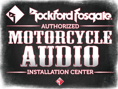 rockford fosgate rf motorcycle audio custom audio erie pa 16506