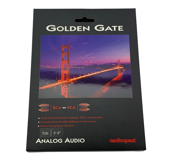 audioquest goldengate analog interconnect rca cable