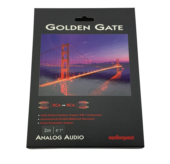 audioquest goldengate analog interconnect rca cable
