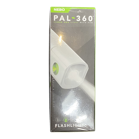 Nebo PAL-360 Rechargeable PowerBank Flashlight Personal Fan NEB-WLT-0027