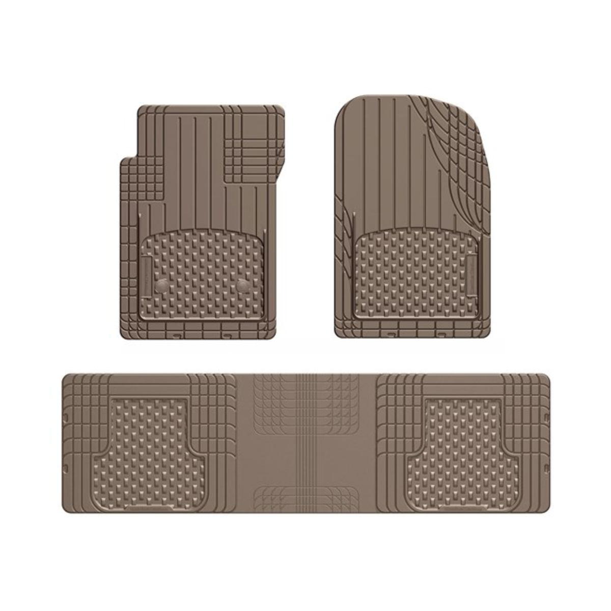 Doublure caisse/coffre/3e rangée arrière WeatherTech personnalisée, cacao