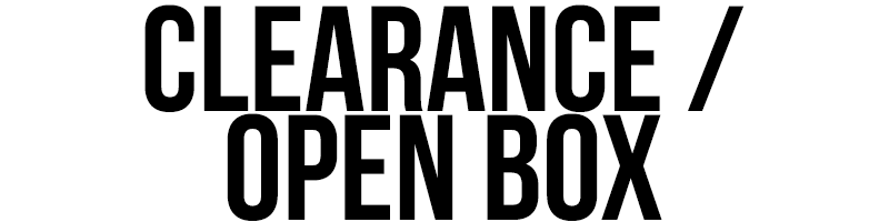 Clearance / Open Box – Custom Audio Shop