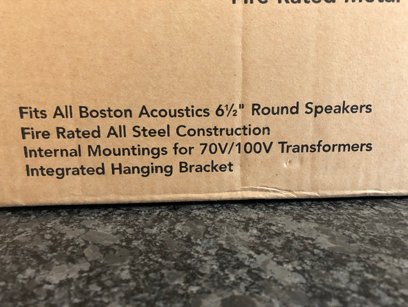 boston acoustics FRB6R fire rated metal speaker enclosure