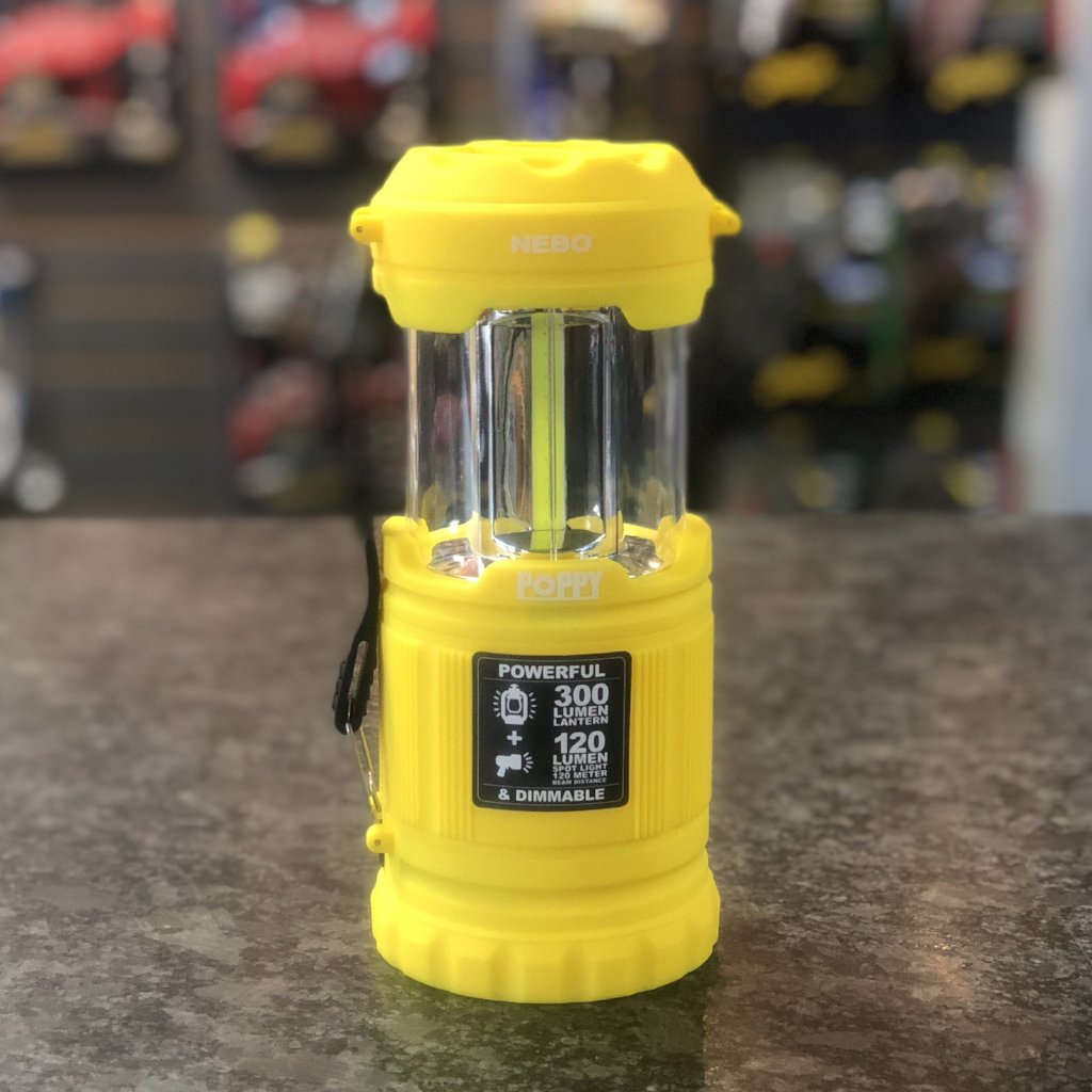 nebo flashlight lantern Nebo Poppy 300 Lumens Lantern and Spotlight #6555 – Custom Audio Shop