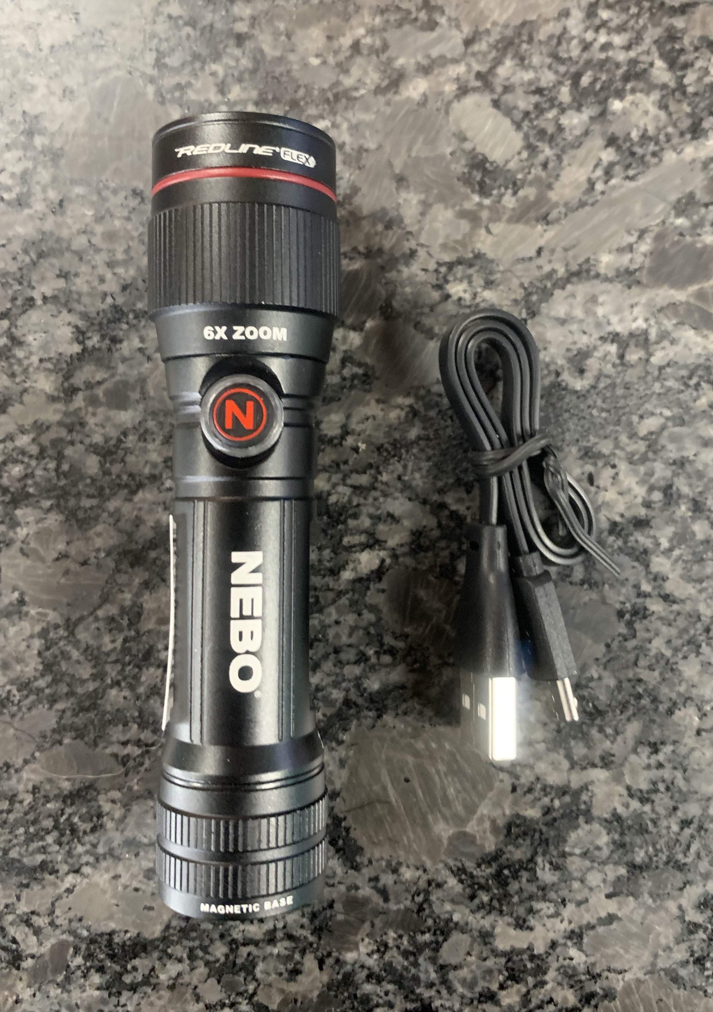 nebo 6700 flashlight Nebo Redline Flex Rechargeable Tactical Flashlight With Flex-Power™Tec – Custom Audio Shop