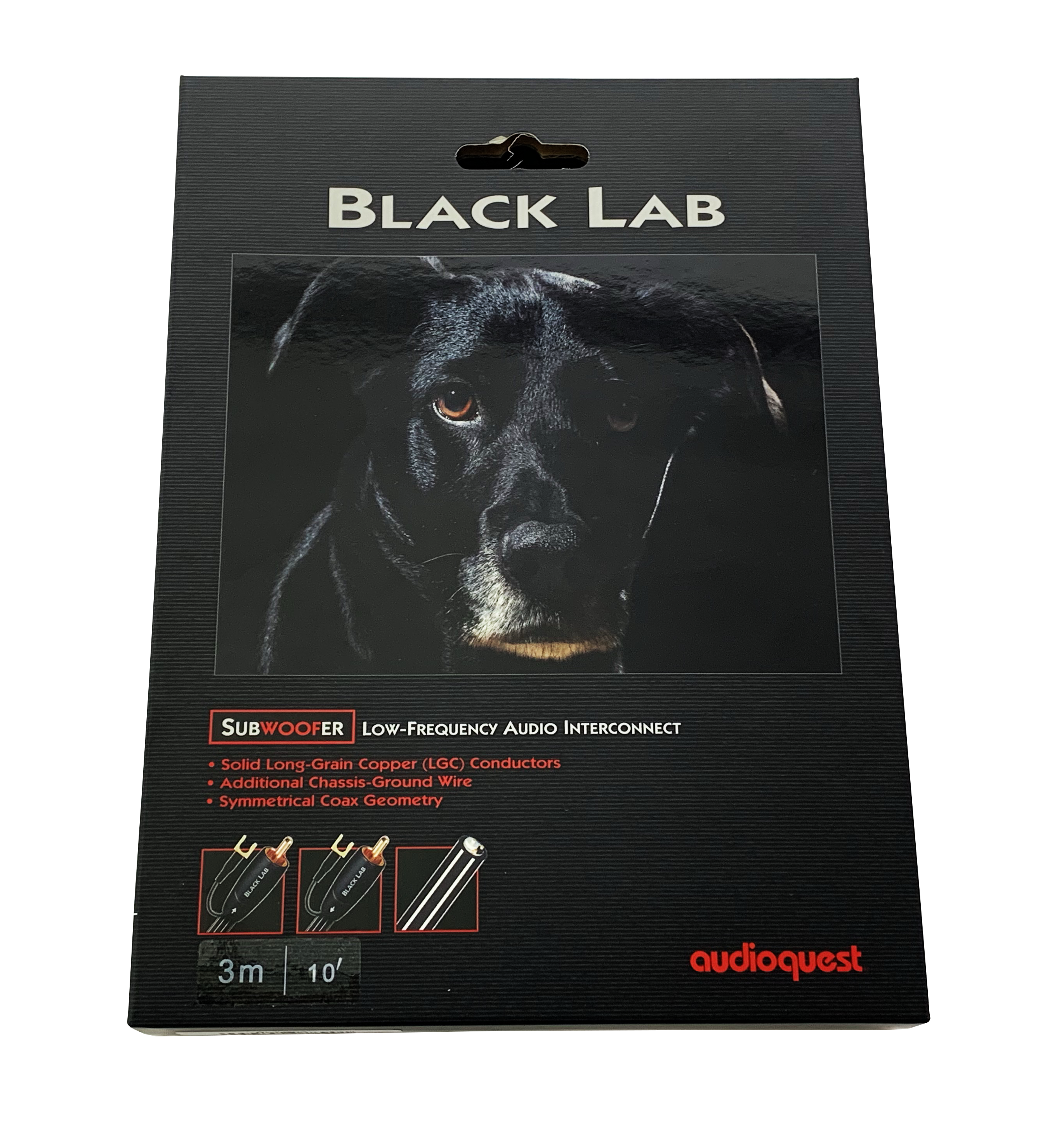 BLAB03 Cable Black Lab Para Subwoofer 3 Mts Audioquest - Zgaudio