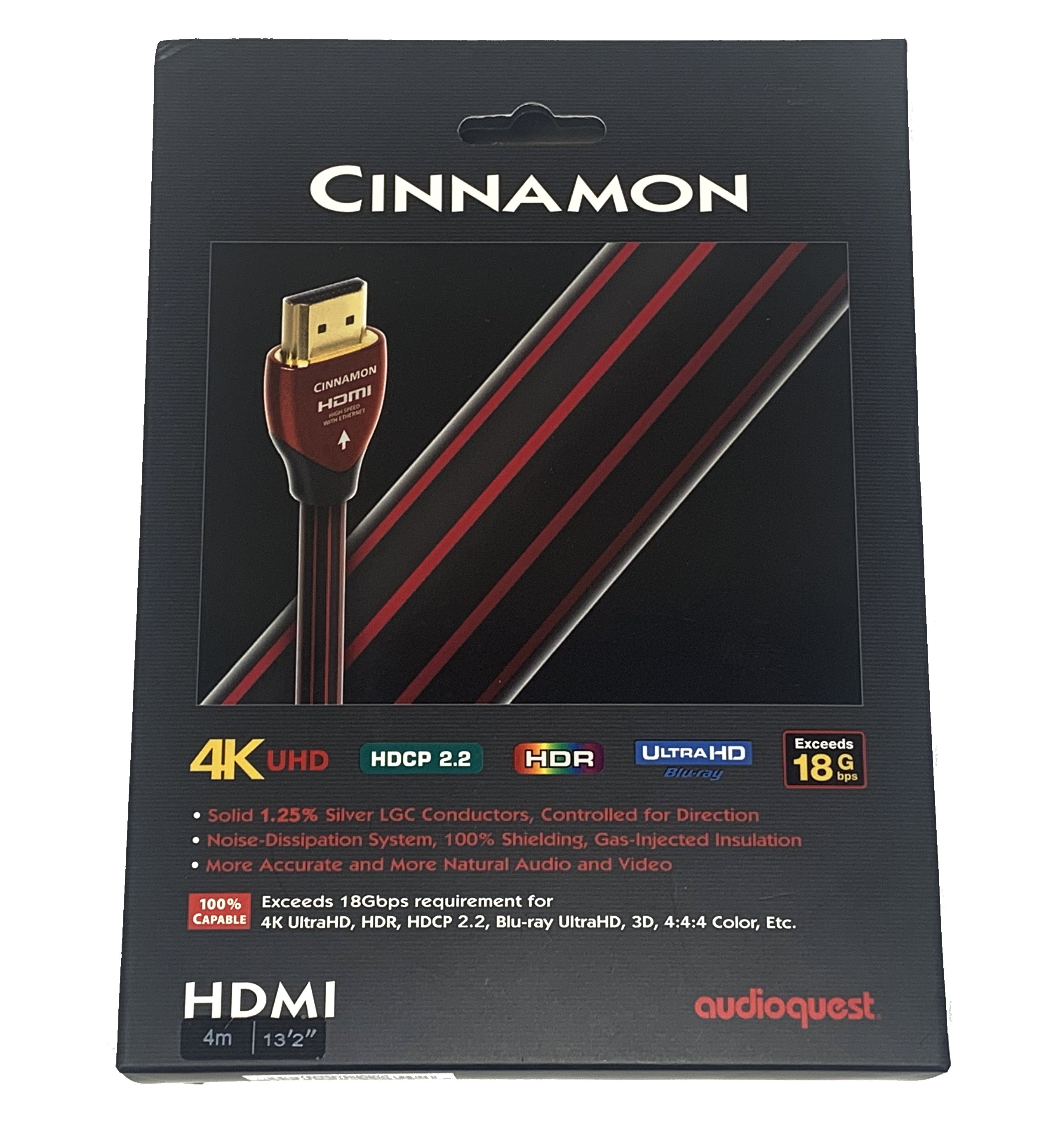 AudioQuest Cinnamon Cable 4K UHD HDR Prior Gen – Custom Audio Shop