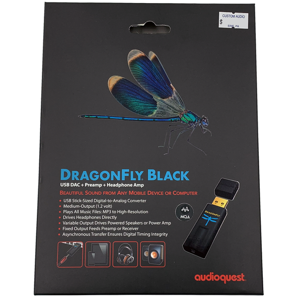 AudioQuest DragonFly Black USB DAC+Preamp+Headphone Amp