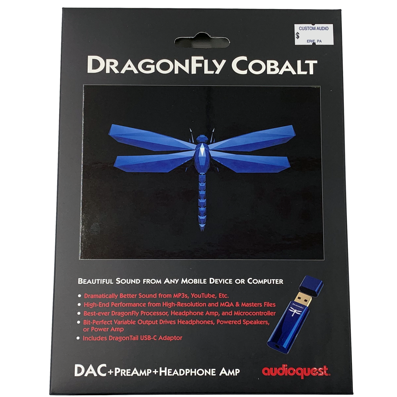 AudioQuest - DragonFly Cobalt USB DAC/Headphone Amplifier with