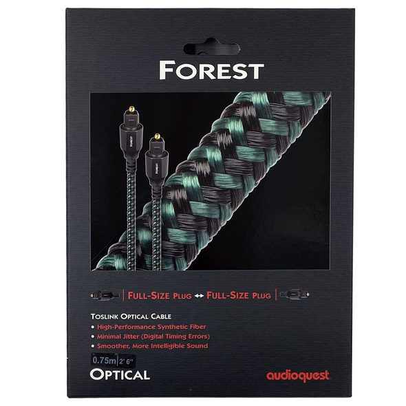 audioquest forest toslink optical audio cable custom audio erie pa 16506
