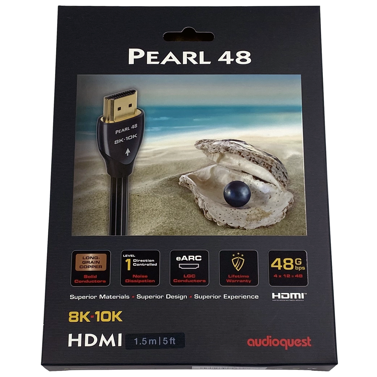 Audioquest Pearl 48 8K-10K 48 GBPS HDMI Cable