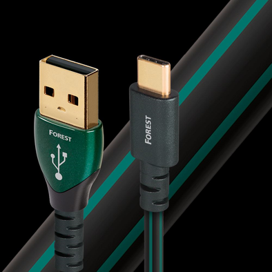 AudioQuest Forest USB-A to USB-C Cable .75m (2'5")