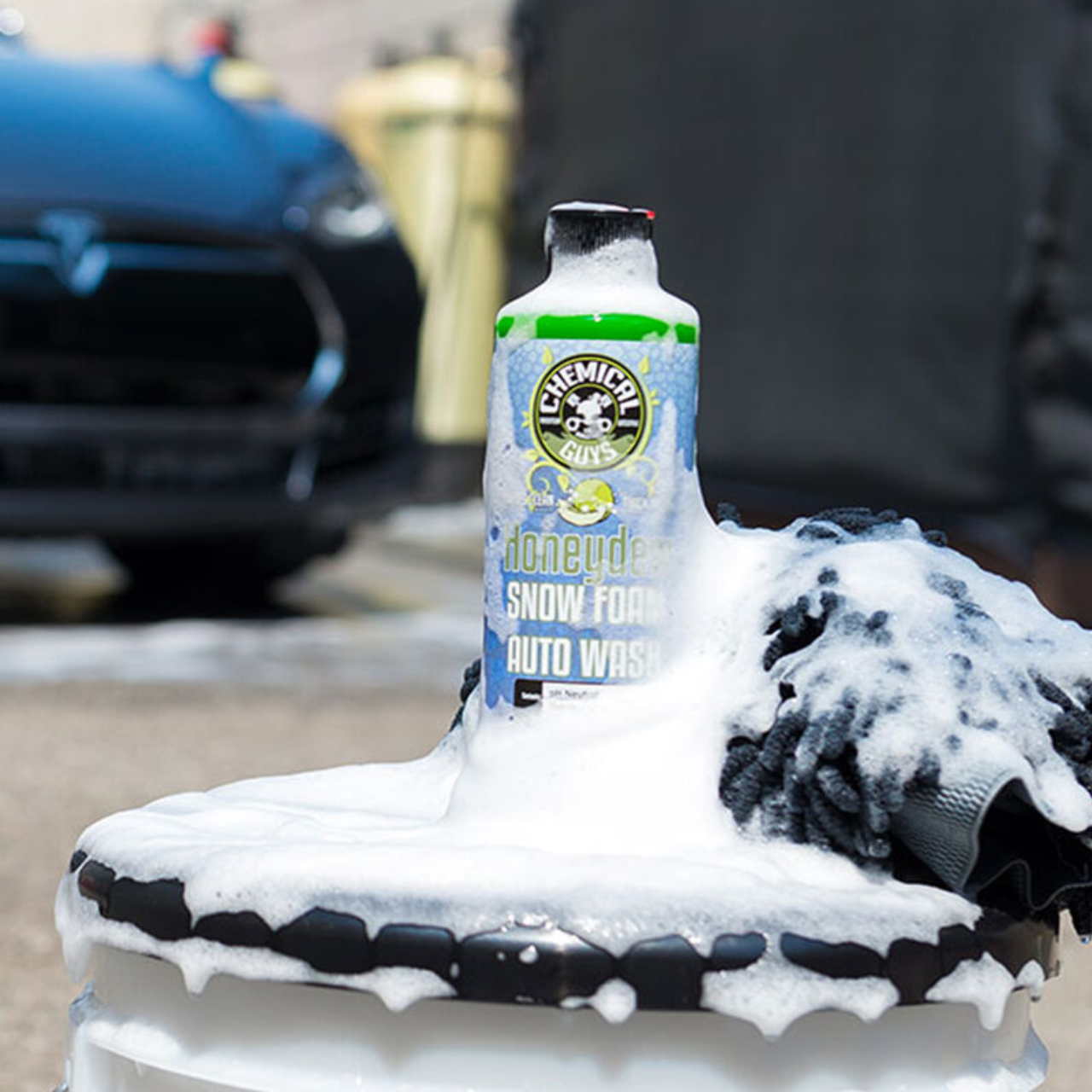 Chemical Guys Honeydew Snow Foam Extreme Suds Cleansing Wash Shampoo 1 –  Custom Audio Shop