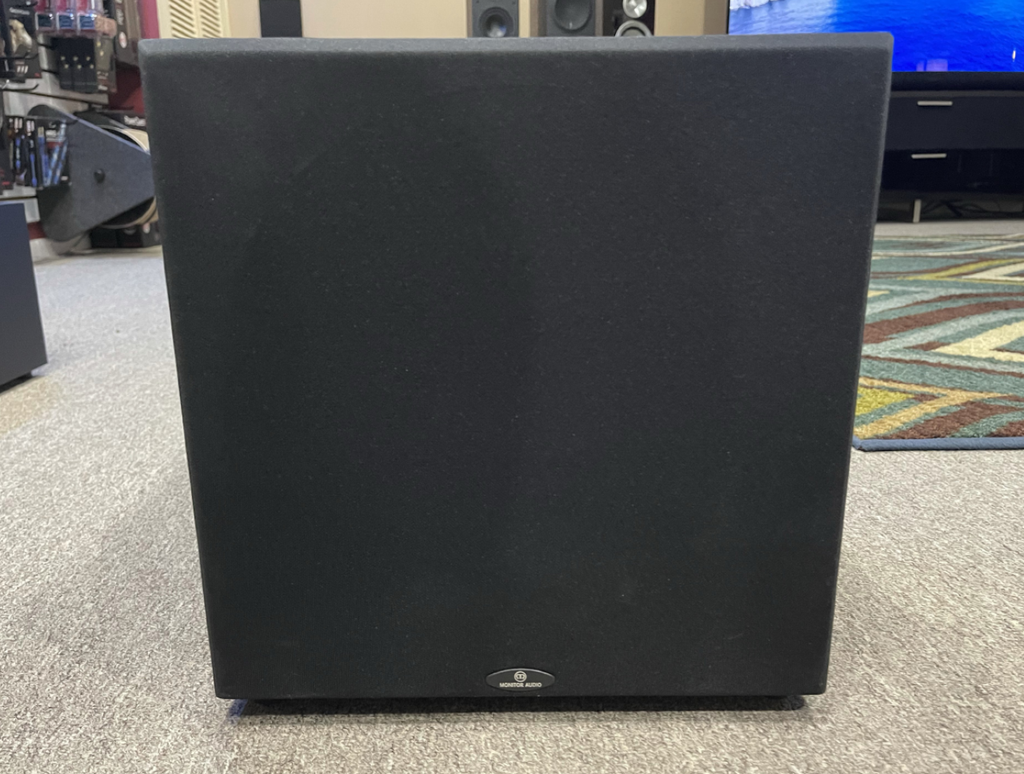 Monitor Audio MRW-10 Subwoofer Black, Demo Model – Custom Audio Shop