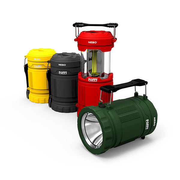nebo 300 lumen flashlight Nebo Poppy LED Lantern Red