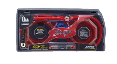 stinger sk4201 4000 series 1/0 gauge amplifier wiring kit