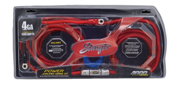 stinger sk4241 4000 series 4 gauge amplifier wiring kit