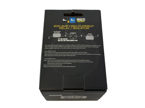 stinger sgp32 200 amp battery isolator/relay