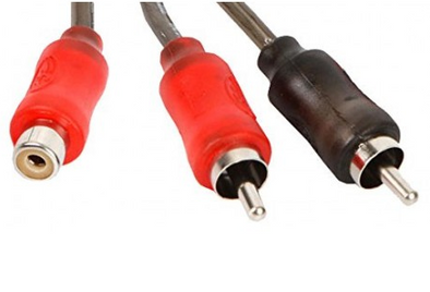 stinger si12ym y adapter rca 1 female to 2 male